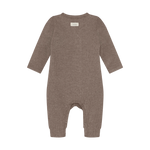 Fixoni Romper LS Melange Rib - Mountain Trial Melange - hatshoe