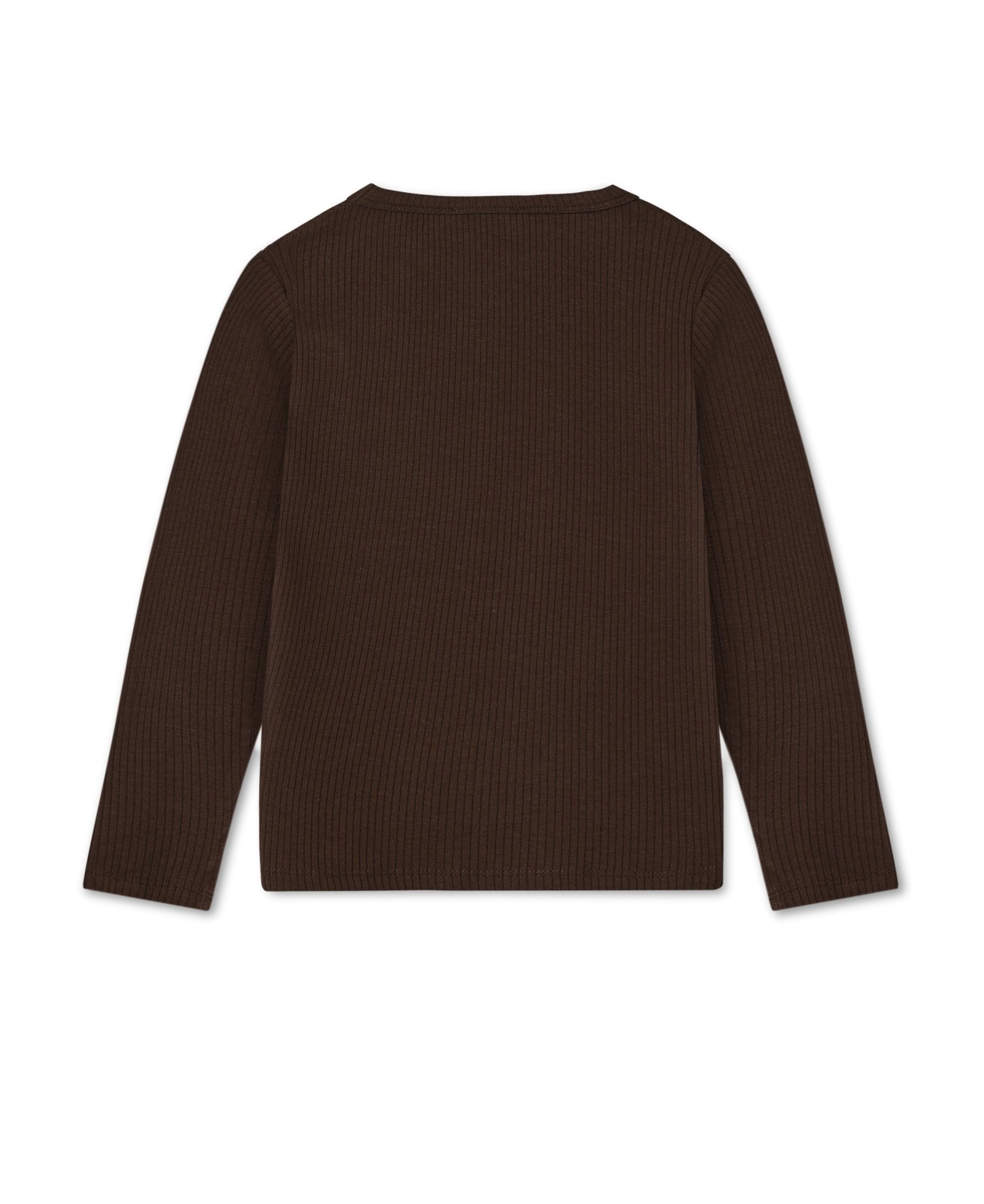 Fliink Jongens Blouse Kenna - Donkerbruin - hatshoe