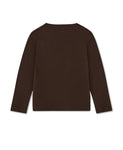 Fliink Jongens Blouse Kenna - Donkerbruin - hatshoe