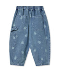 Fliink Jongens Broek Don Denim - Blauw - hatshoe