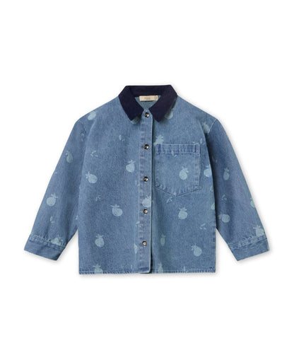 Fliink Jongens Shirt Don Denim - Blue - hatshoe