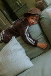 Fliink Jongens Sweatshirt Alvin - Coffee Bean - hatshoe