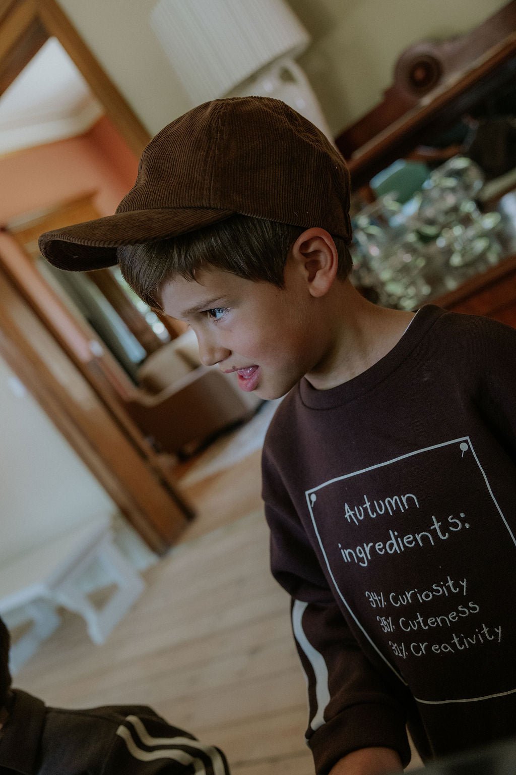 Fliink Jongens Sweatshirt Alvin - Coffee Bean - hatshoe