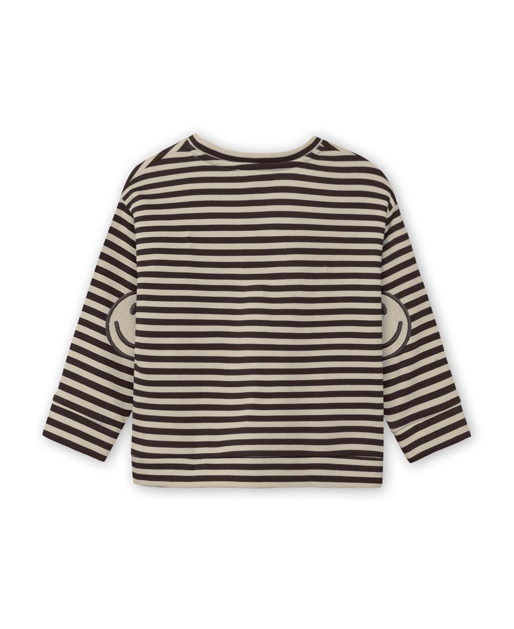Fliink Jongens Trui Alvin Stripe - Bruin Taupe - hatshoe