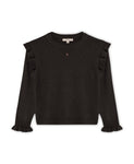 Fliink Meisjes Blouse Fame - Coffee Bean - hatshoe