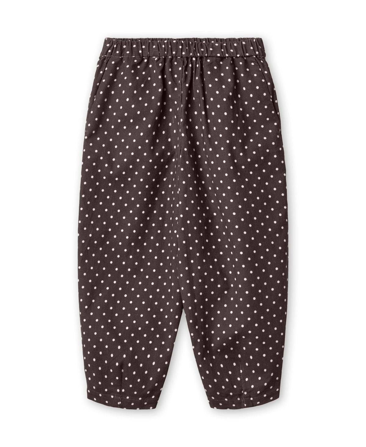 Fliink Meisjes Broek Dolly Dot - Coffee Bean - hatshoe