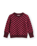 Fliink Meisjes Pullover Janie - Burgundy - hatshoe