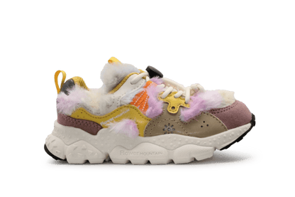 Flower Mountain Sneaker Yamano 3 - Beige Roze - hatshoe