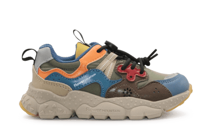 Flower Mountain Sneaker Yamano 3 - Blue Olive - hatshoe