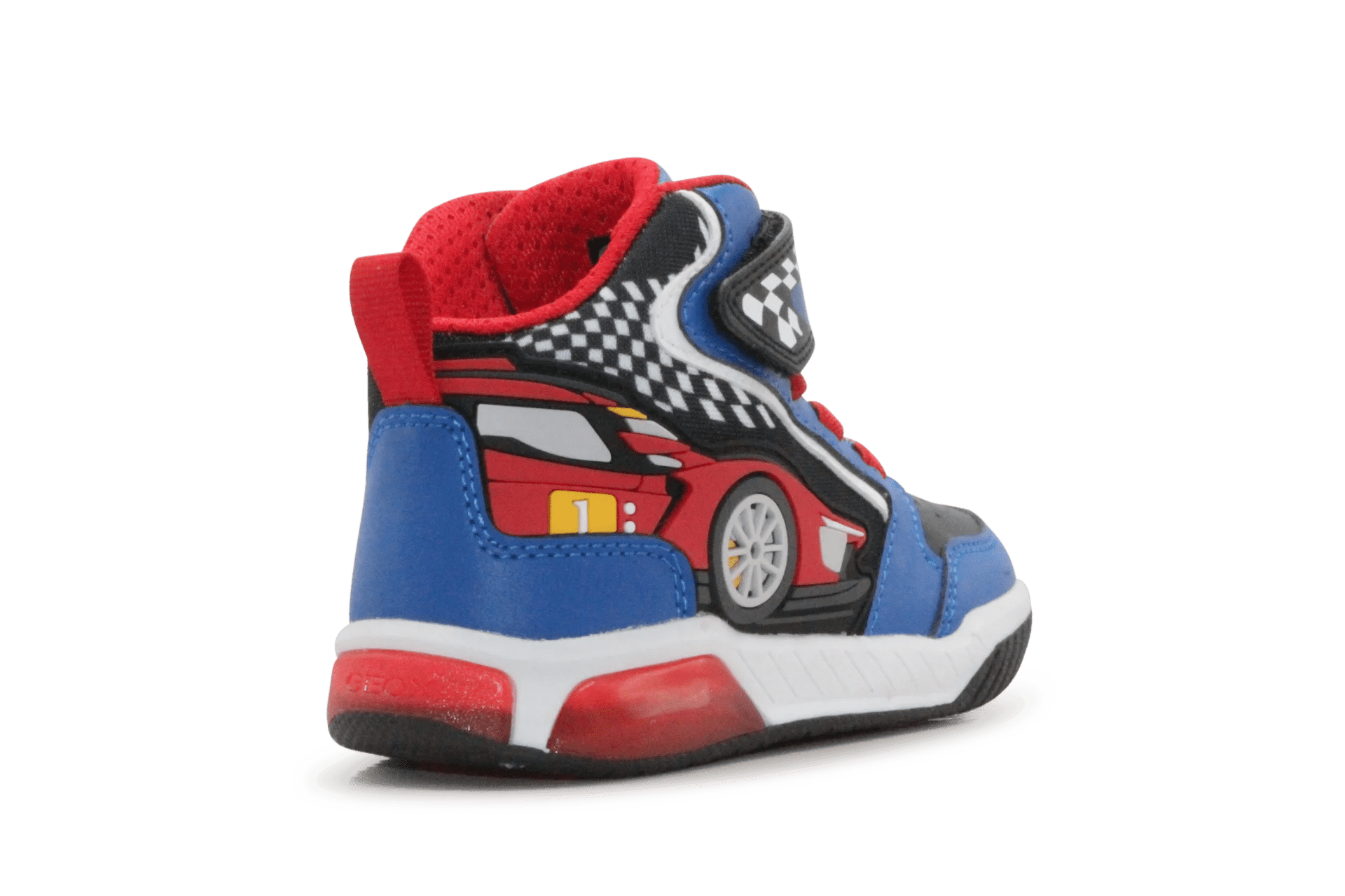 Geox Basket Inek  lichtjes Schoenen Jongens - Blauw