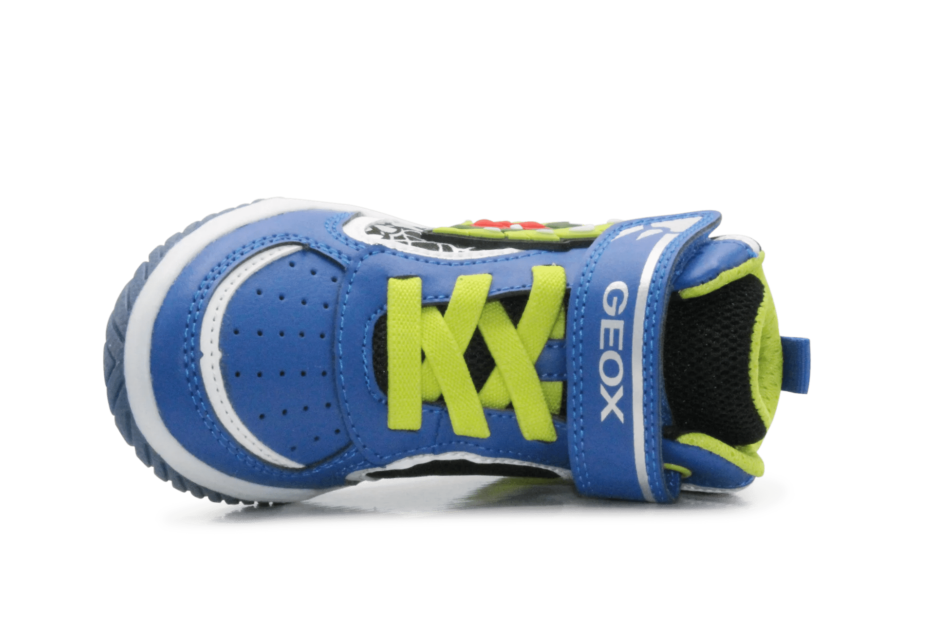 Geox Basket Inek  lichtjes Schoenen Jongens - Royal lime