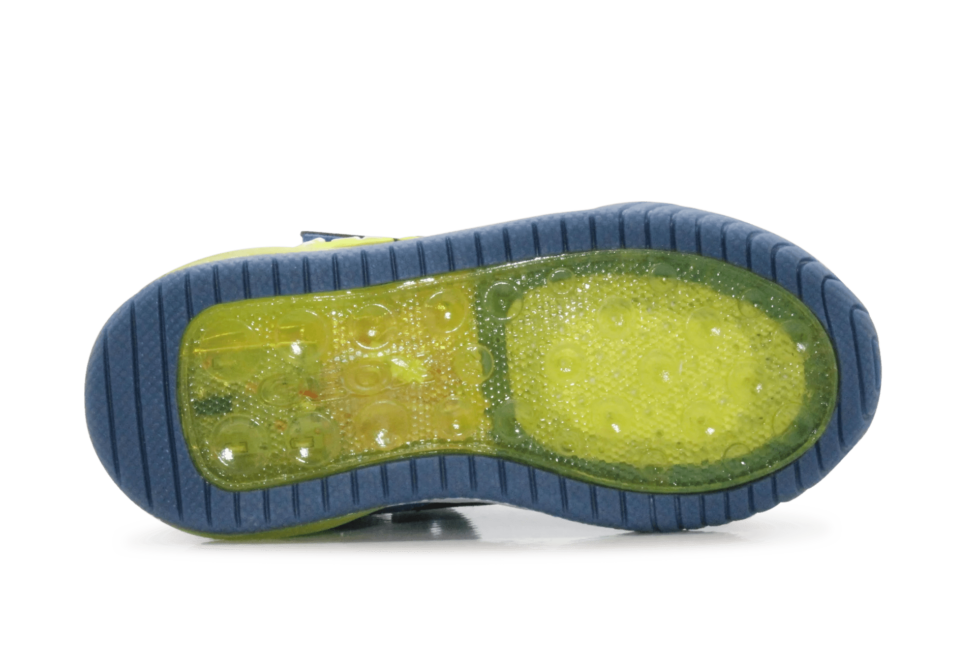Geox Basket Inek  lichtjes Schoenen Jongens - Royal lime
