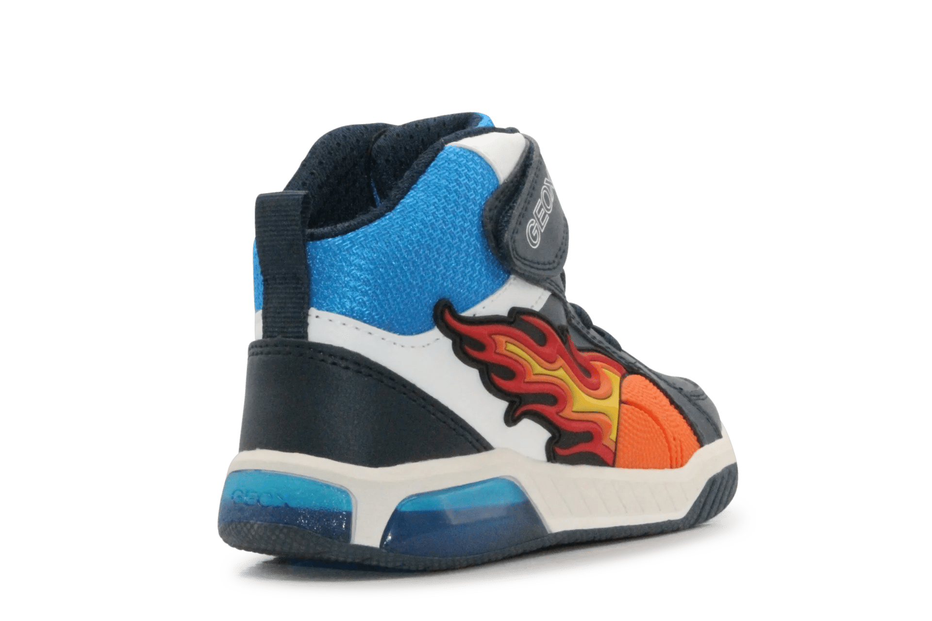 Geox Basket Inek  lichtjes Schoenen Jongens - Royal Red