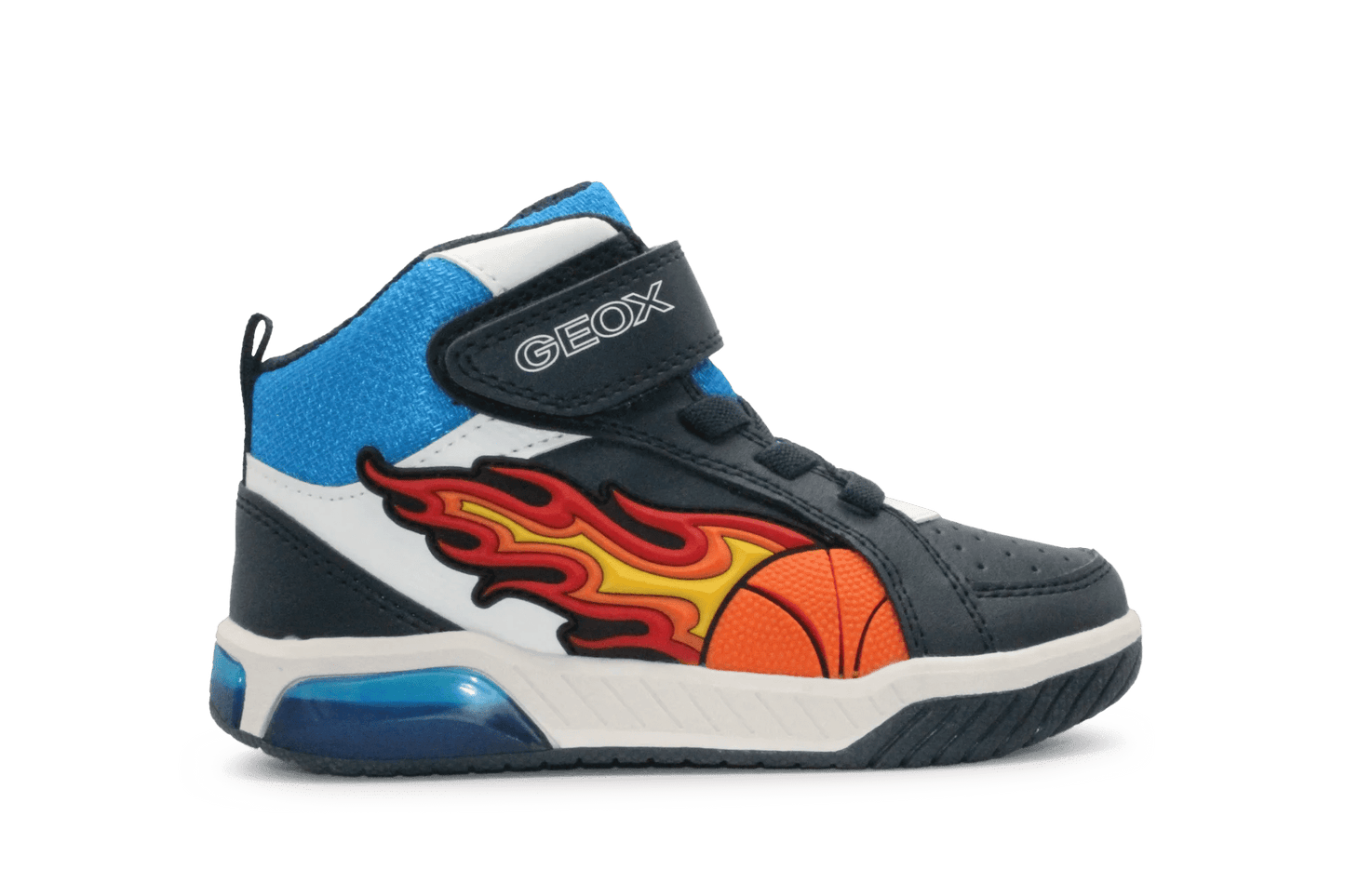 Geox Basket lichtjes Schoenen Jongens - Blauw - hatshoe