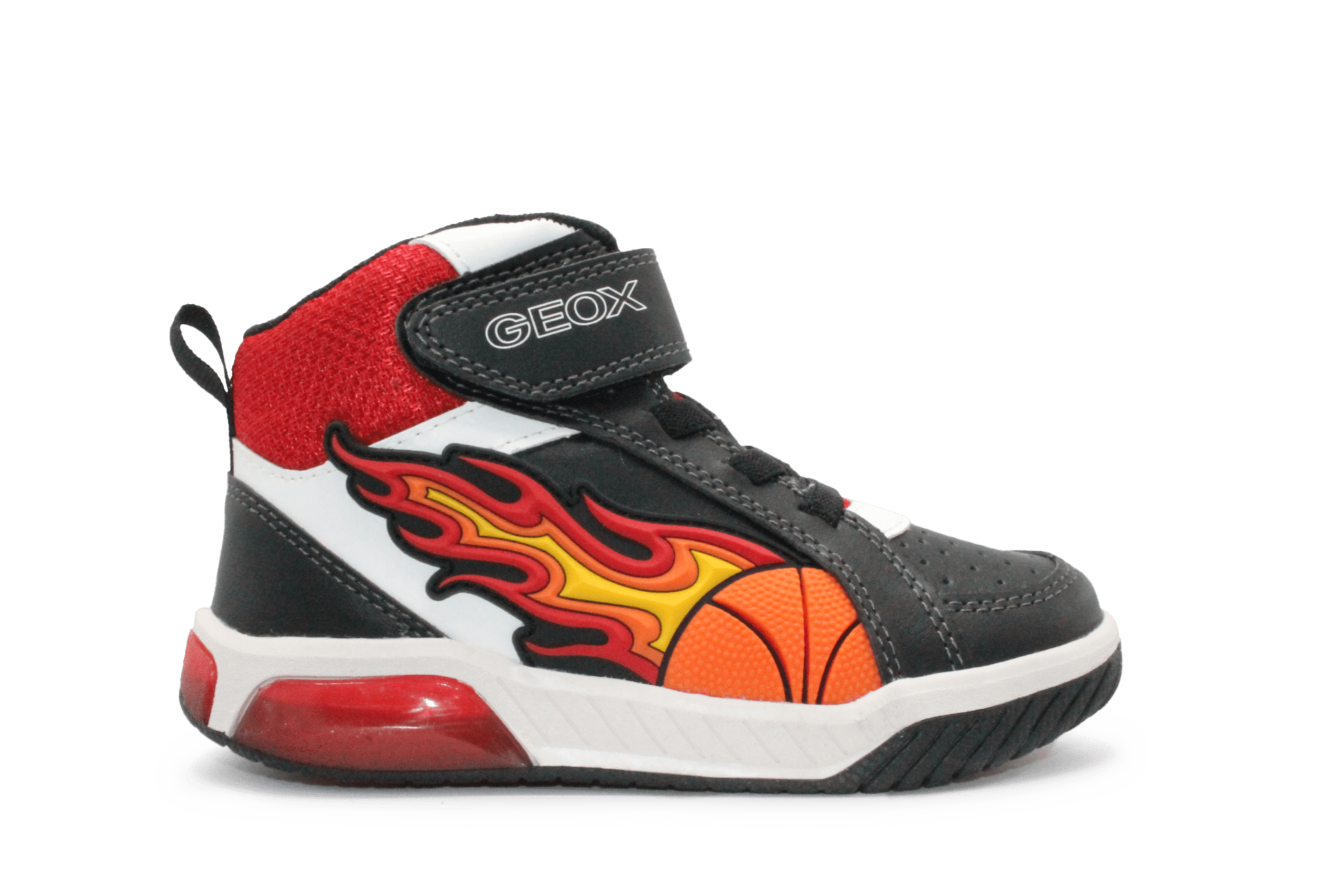 Geox Basket lichtjes Schoenen Jongens - Rood
