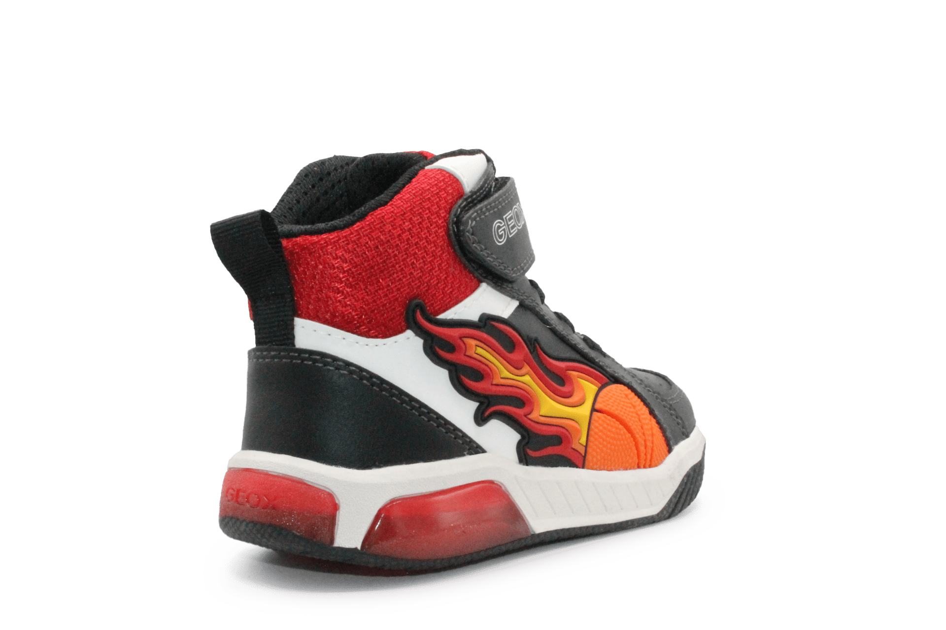 Geox Basket lichtjes Schoenen Jongens - Rood - hatshoe