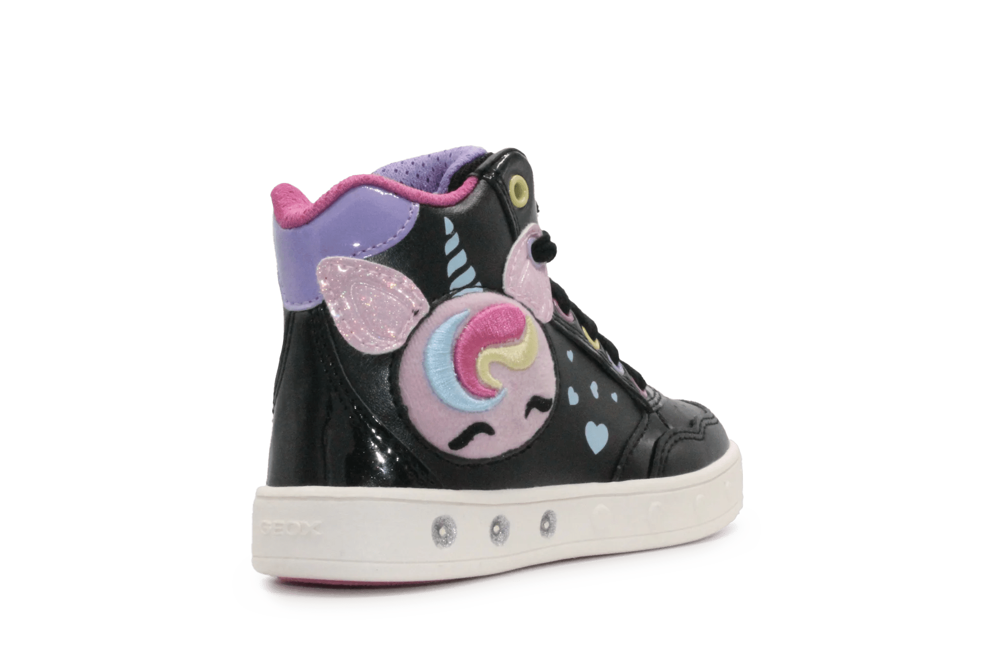 Geox Eenhoorn lichtjes Schoenen Meisjes - Zwart