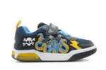 Geox Lichtjes Octopus Schoenen Jongens - Navy Yellow - hatshoe