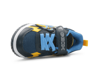 Geox Lichtjes Octopus Schoenen Jongens - Navy Yellow - hatshoe