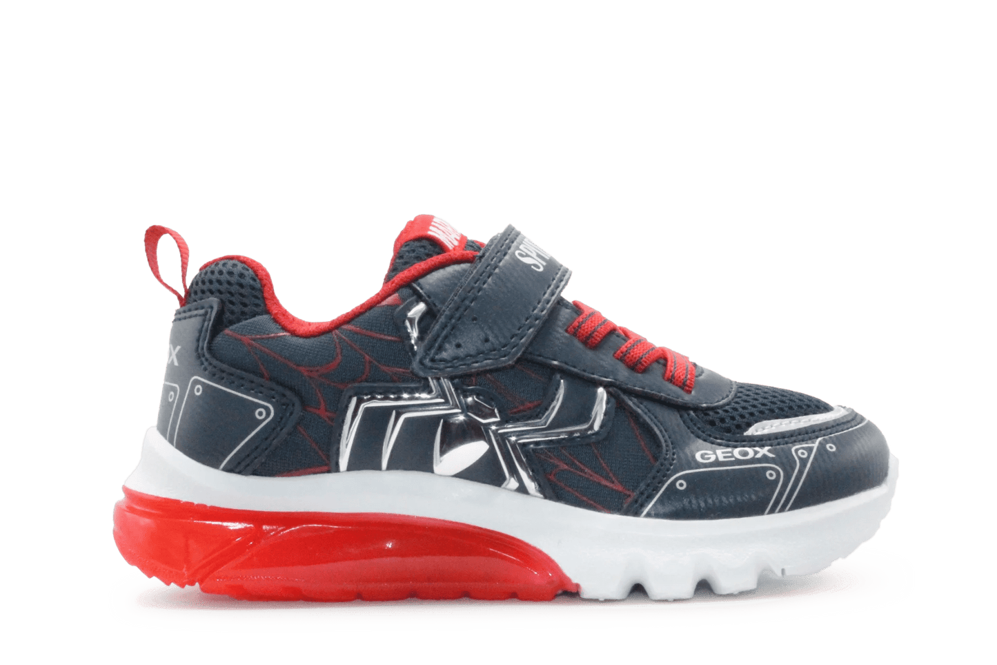 Geox Lichtjes Spidermen Schoenen Jongens - Rood - hatshoe