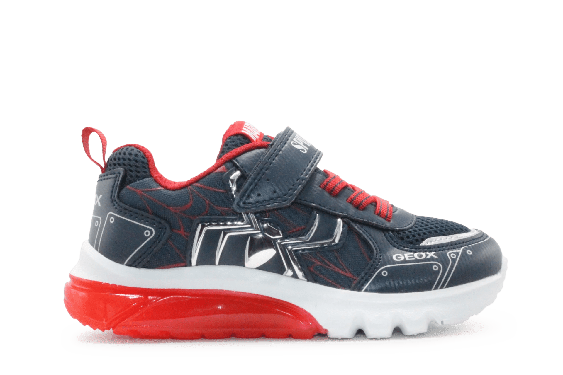 Geox Lichtjes Spidermen Schoenen Jongens - Rood - hatshoe