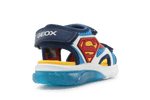 Geox Lichtjes Supermen Sandalen Jongens - Blauw - hatshoe