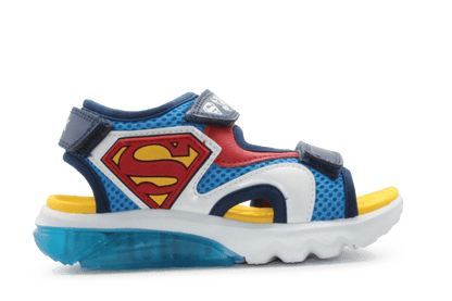 Geox Lichtjes Supermen Sandalen Jongens - Blauw - hatshoe