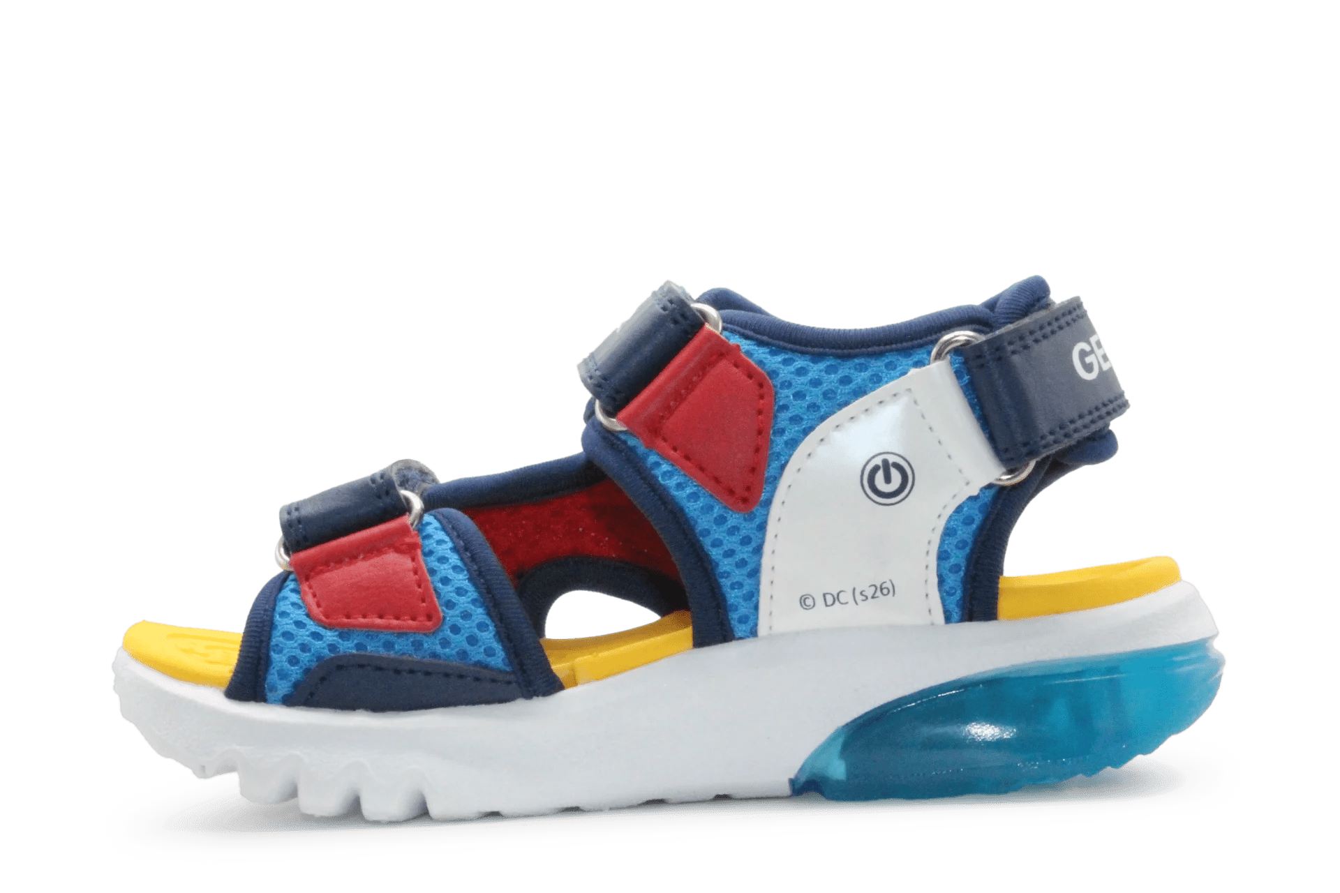 Geox Lichtjes Supermen Sandalen Jongens - Blauw - hatshoe