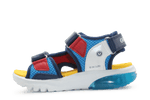 Geox Lichtjes Supermen Sandalen Jongens - Blauw - hatshoe