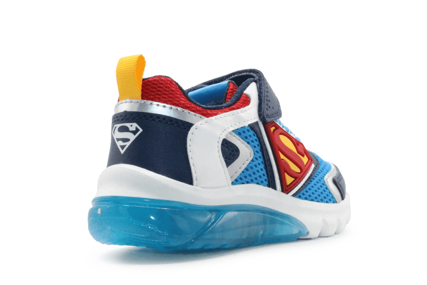 Geox Lichtjes Supermen Schoenen Jongens - Blue Red - hatshoe