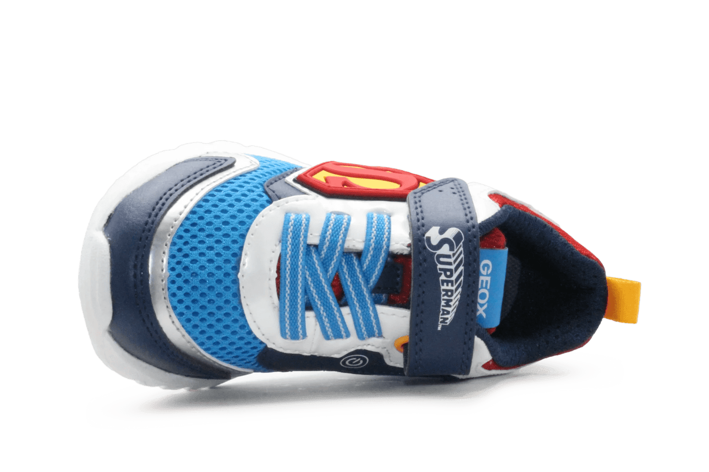 Geox Lichtjes Supermen Schoenen Jongens - Blue Red - hatshoe