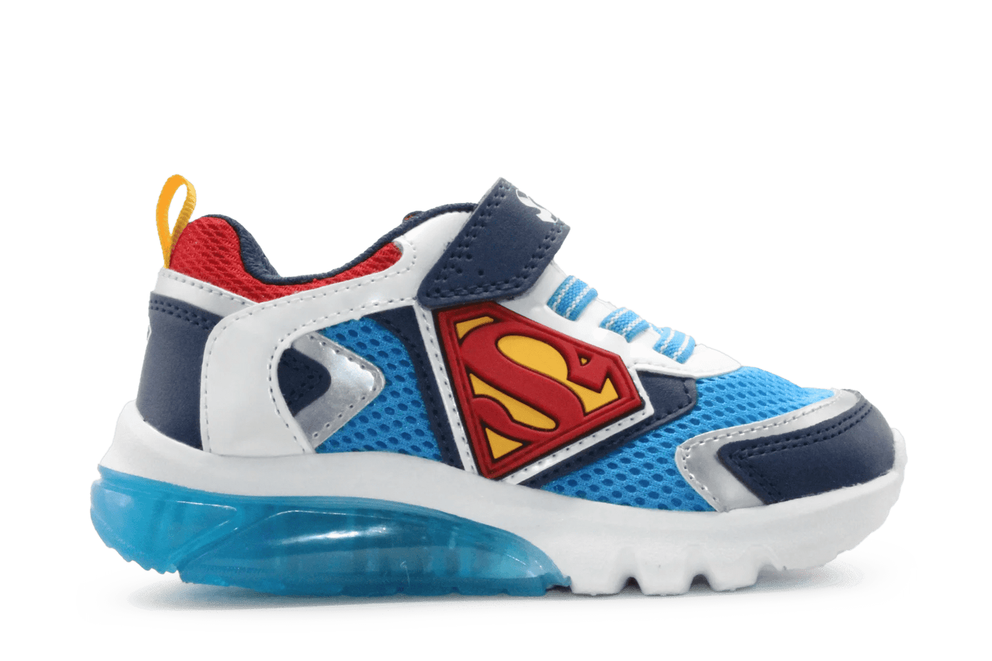 Geox Lichtjes Supermen Schoenen Jongens - Blue Red - hatshoe