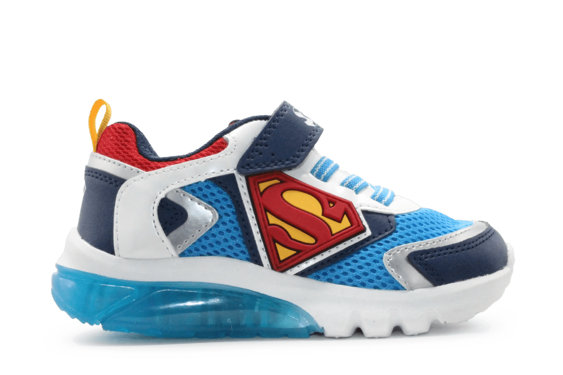 Geox Lichtjes Supermen Schoenen Jongens - Blue Red - hatshoe