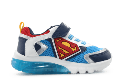 Geox Lichtjes Supermen Schoenen Jongens - Blue Red - hatshoe