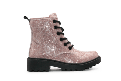 Geox Meisjes Boots Lak Glitter - Roze - hatshoe