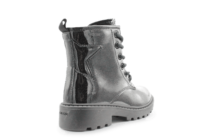 Geox Meisjes Boots Lak Glitter - Zwart - hatshoe
