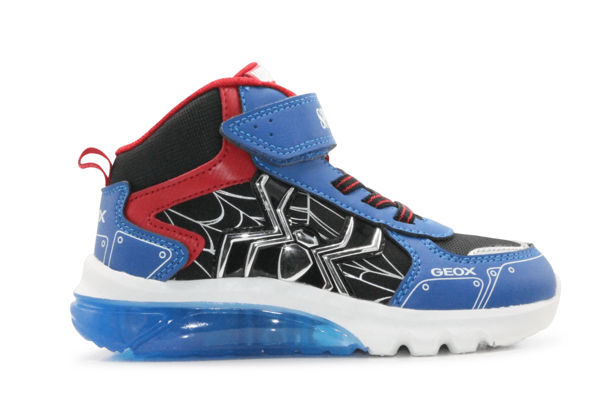 Geox Spiderman lichtjes Schoenen Jongens - Rood Blauw