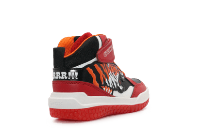Geox Tijger lichtjes Schoenen Jongens - Rood - hatshoe