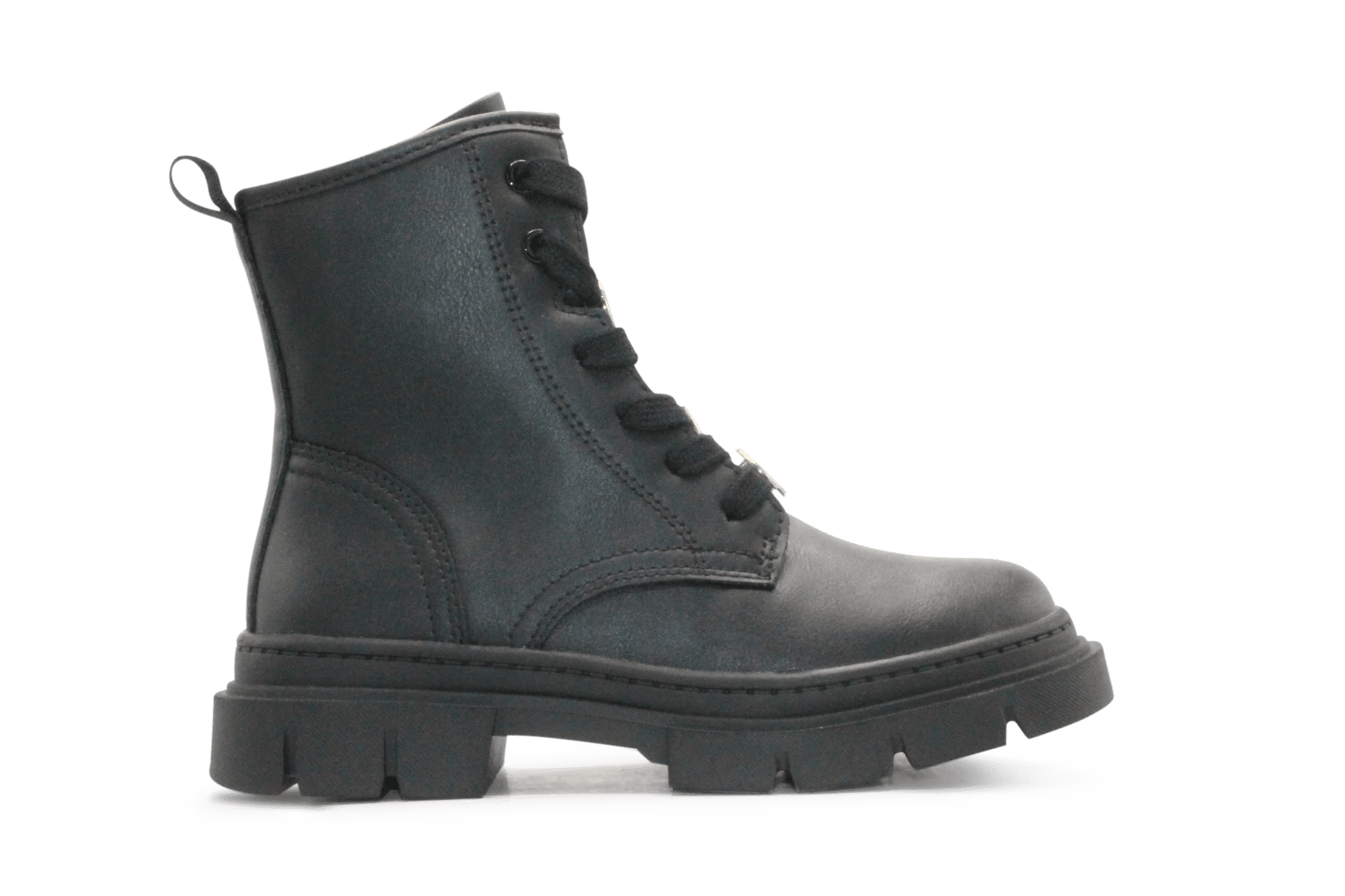 Geox Veterboot J Karsyn Meisjes - Zwart - hatshoe