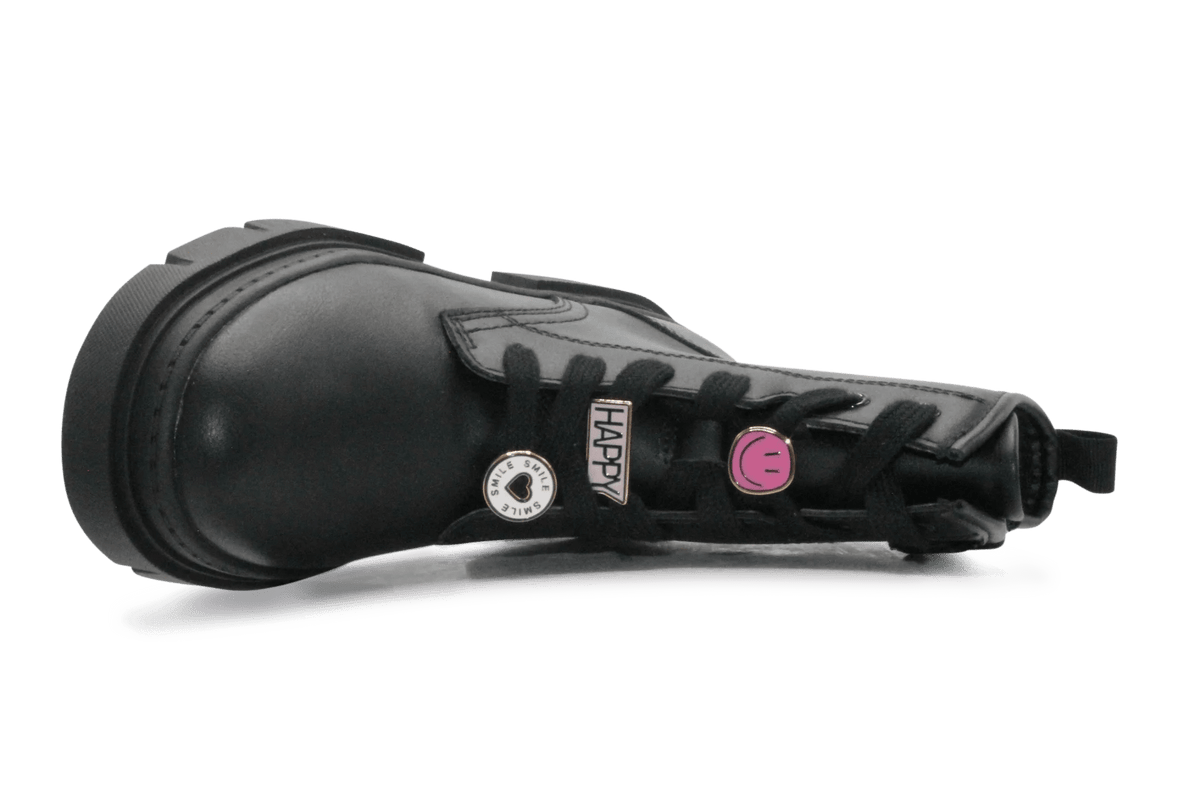 Geox Veterboot J Karsyn Meisjes - Zwart - hatshoe