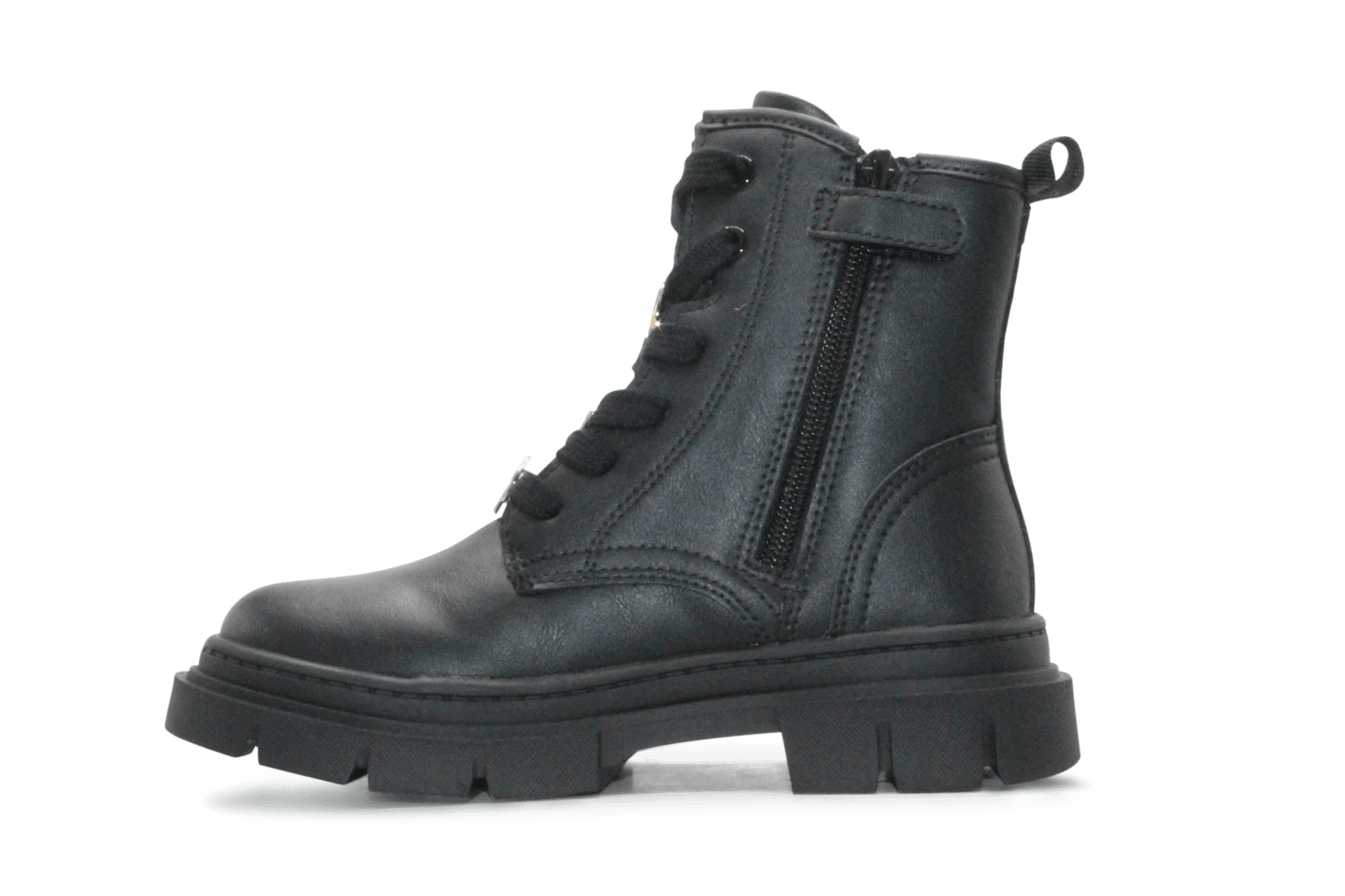 Geox Veterboot J Karsyn Meisjes - Zwart - hatshoe