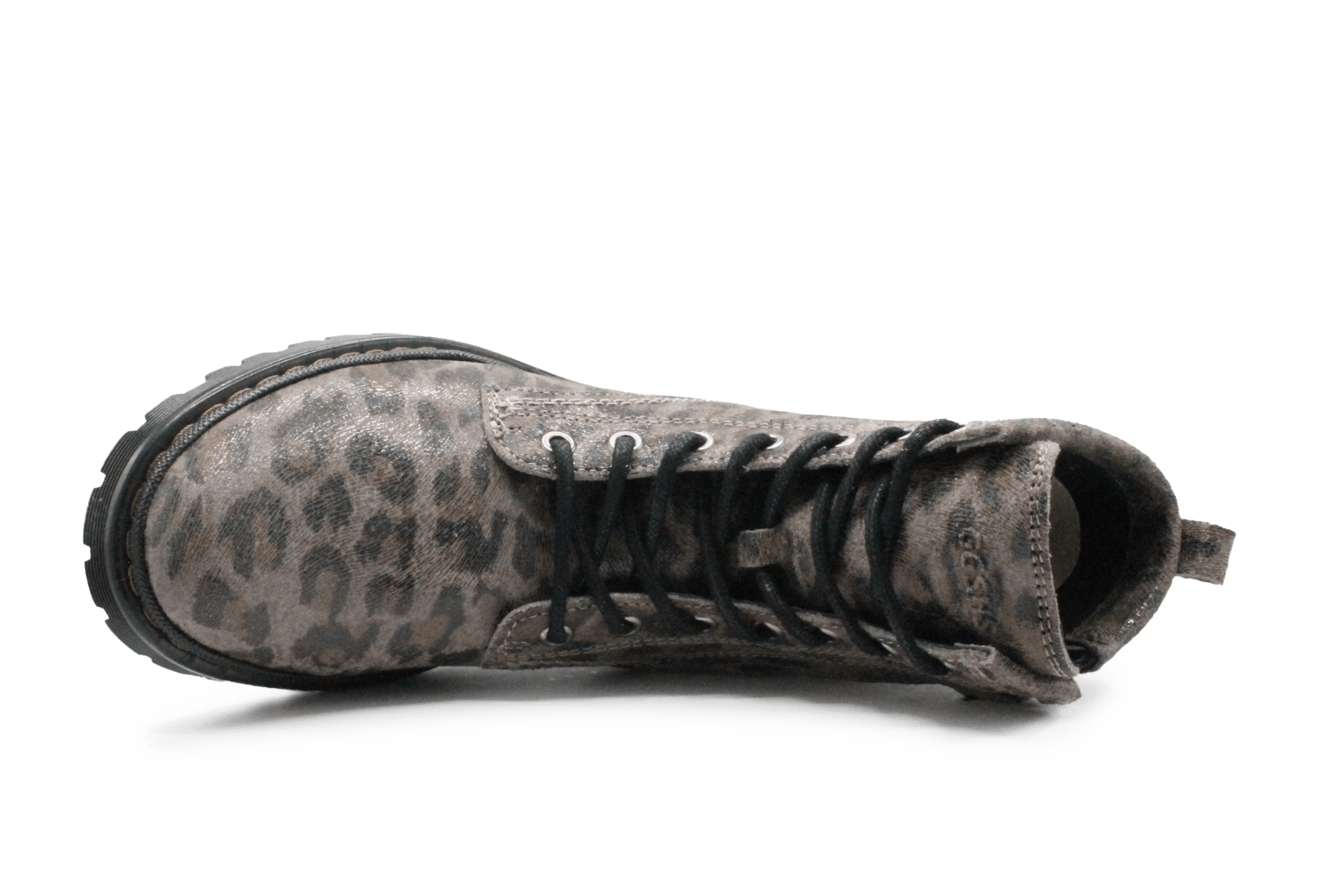 Giga G4465 Meisjes Boots Luipaardprint Leer – Smalle Pasvorm met Rits - hatshoe