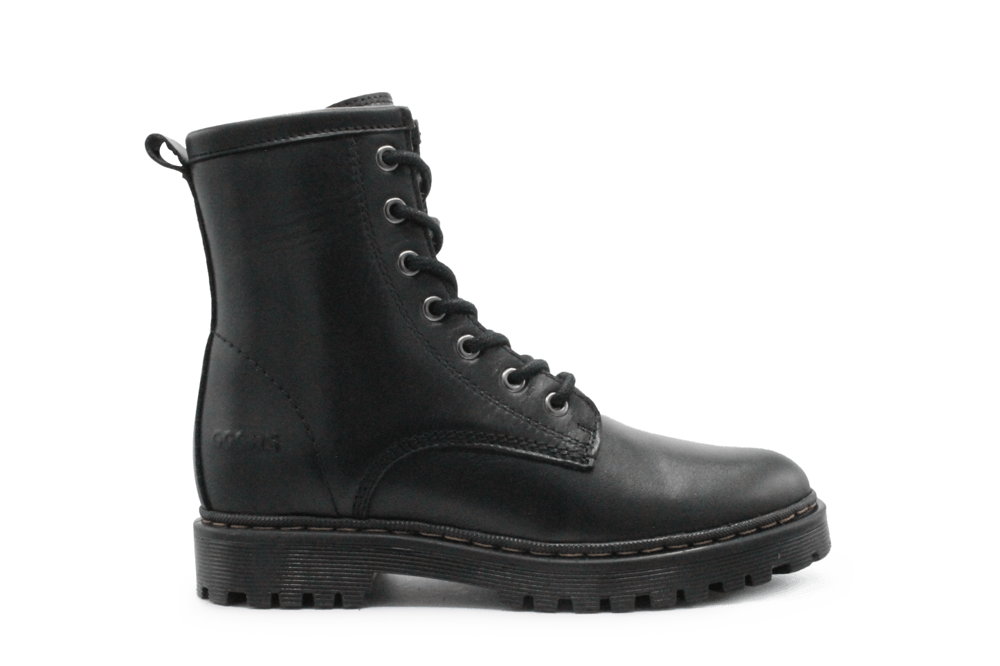 Giga G4465 Meisjes Boots Zwart Leer – Smalle Pasvorm met Rits - hatshoe