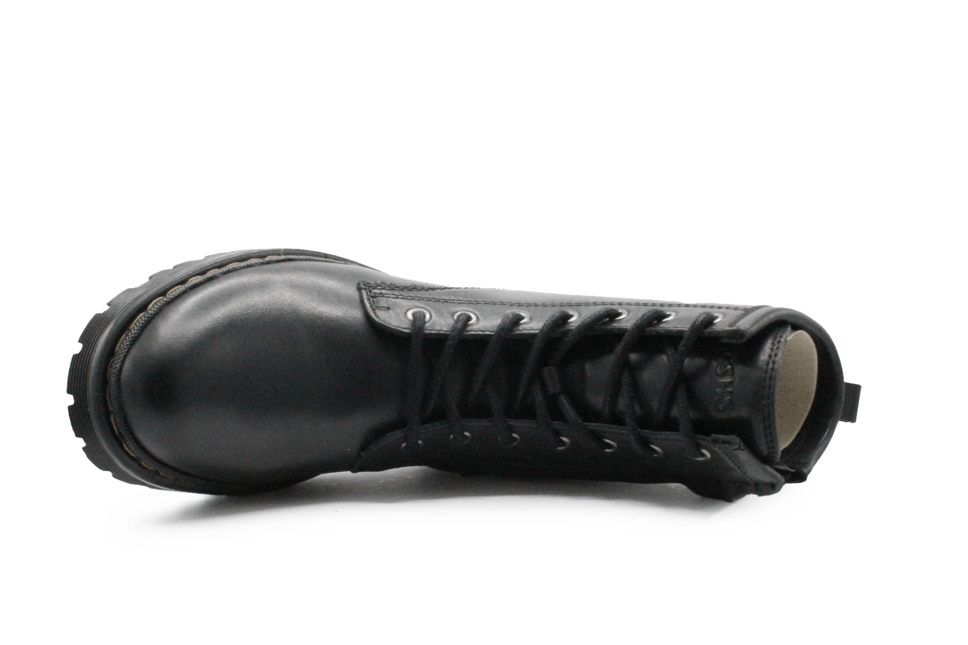 Giga G4465 Meisjes Boots Zwart Leer – Smalle Pasvorm met Rits - hatshoe