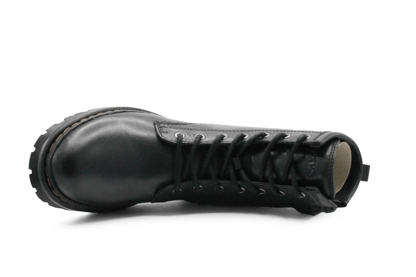 Giga G4465 Meisjes Boots Zwart Leer – Smalle Pasvorm met Rits - hatshoe