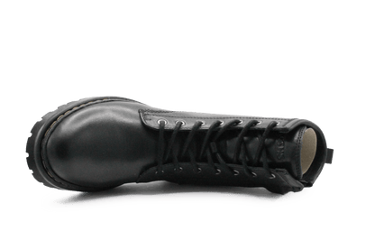 Giga G4465 Meisjes Boots Zwart Leer – Smalle Pasvorm met Rits - hatshoe