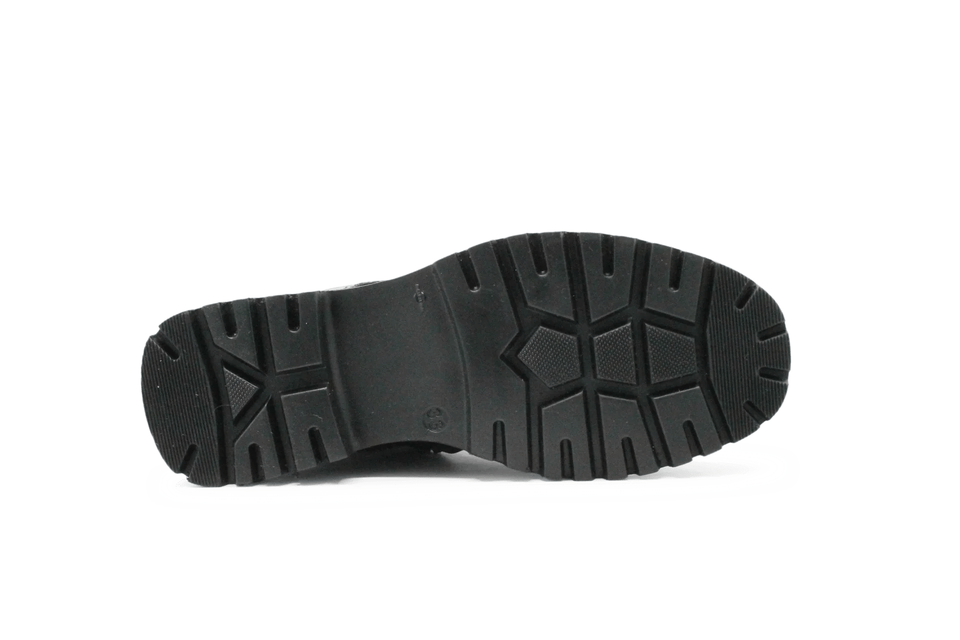 Giga G4486 Meisjes Boots Zwart Leer  – Smalle Pasvorm
