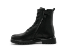 Giga G4486 Meisjes Boots Zwart Leer – Smalle Pasvorm - hatshoe