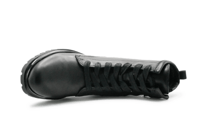 Giga G4486 Meisjes Boots Zwart Leer – Smalle Pasvorm - hatshoe