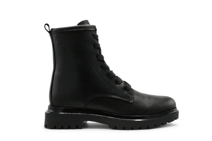 Giga G4486 Meisjes Boots Zwart Leer – Smalle Pasvorm - hatshoe